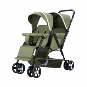 Portable Lightweight Easy Folding Twin Stroller Double for Two Kids